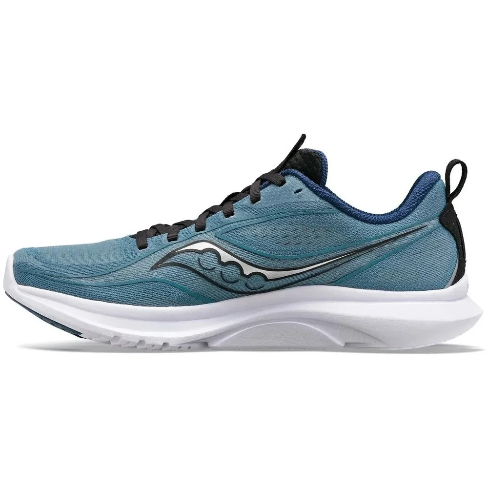 Men's Size 8.5 -Saucony Kinvara 13 Mist/Black Blue Running Shoes Sneakers NEW